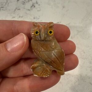 Soapstone Owl Carving